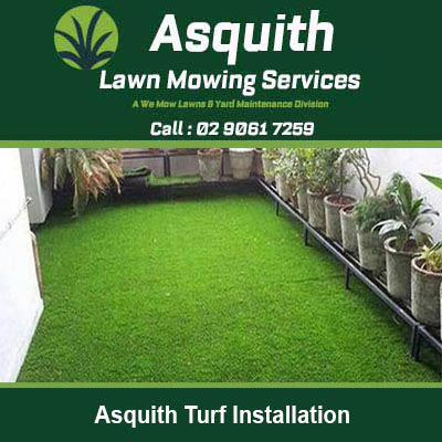 Artificial turf installed in a backyard in Asquith
