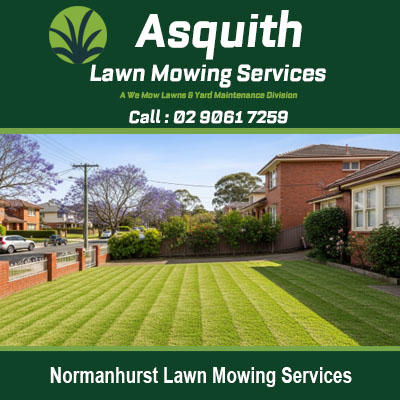 Expert lawn mowing services in Normanhurst displaying pristine residential lawn with professional mowing stripes
